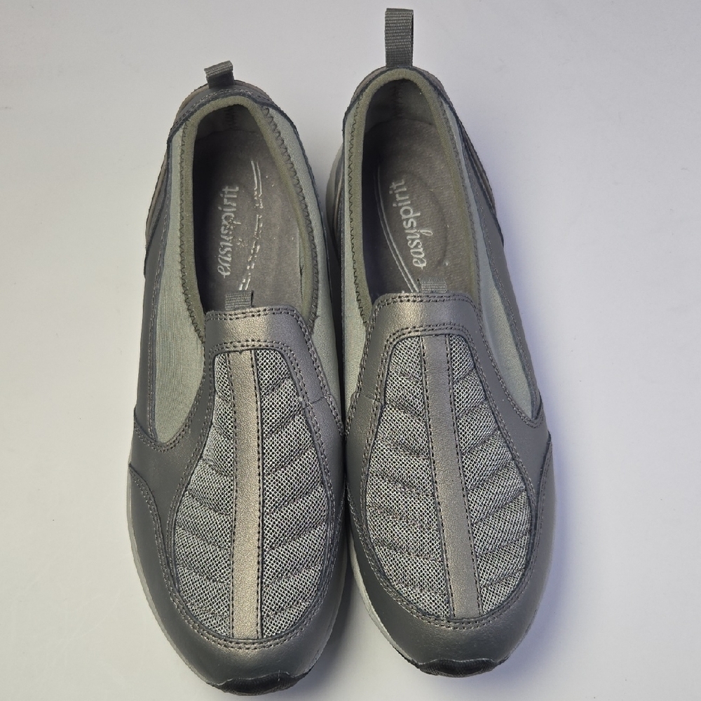 Easy Spirit Espiers Womens Charcoal Slip-On Sneakers